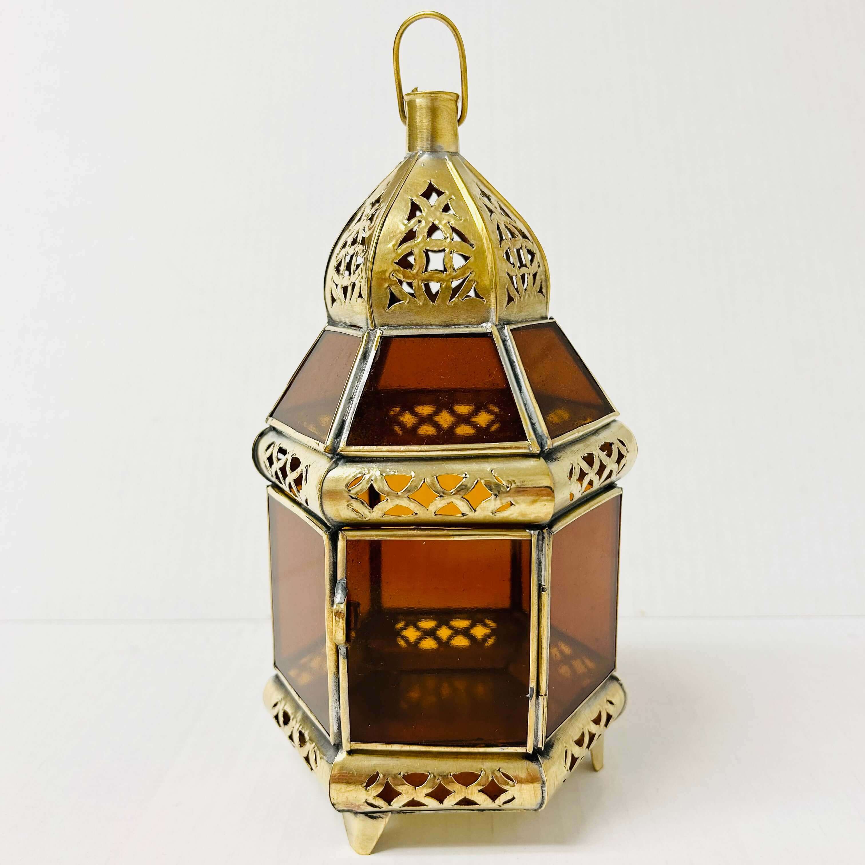 Brass/Glass Candle Lanterns