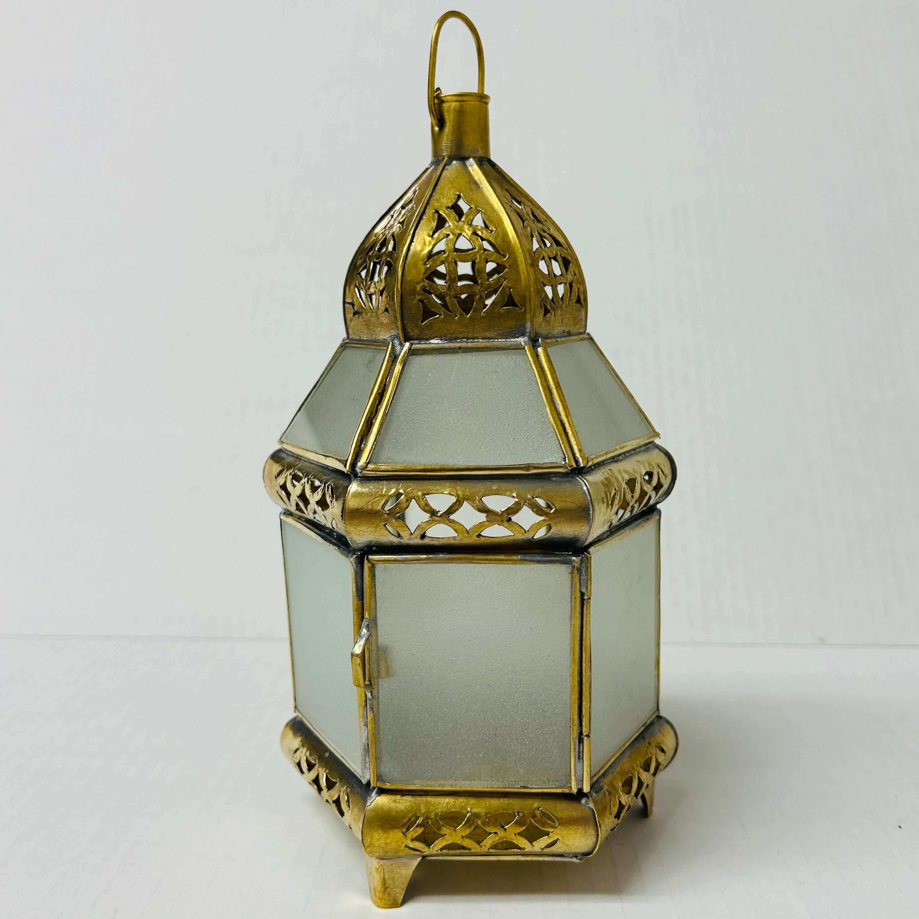 Brass/Glass Candle Lanterns