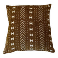 Mali Mudcloth Cushion Cover – Tan Snake Back Design