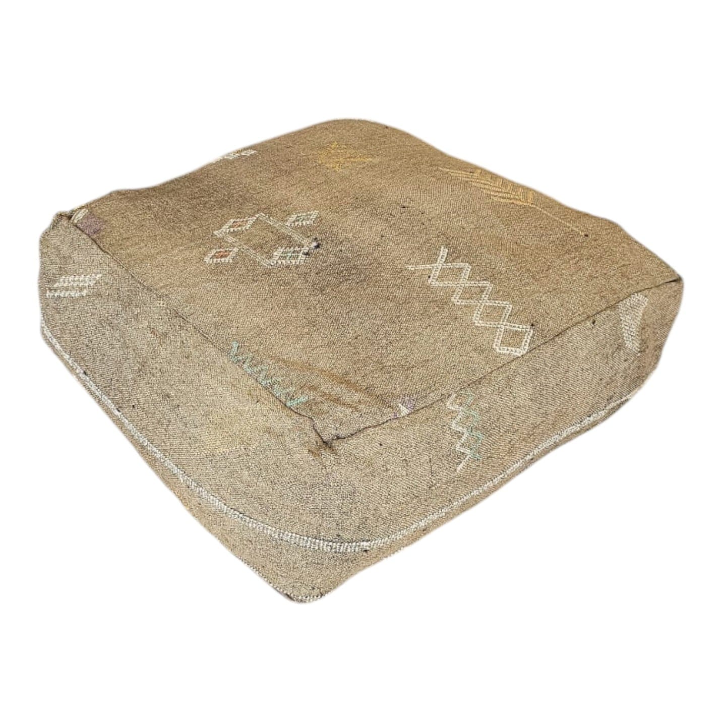 Moroccan Cactus Silk Floor Cushion - Bronze