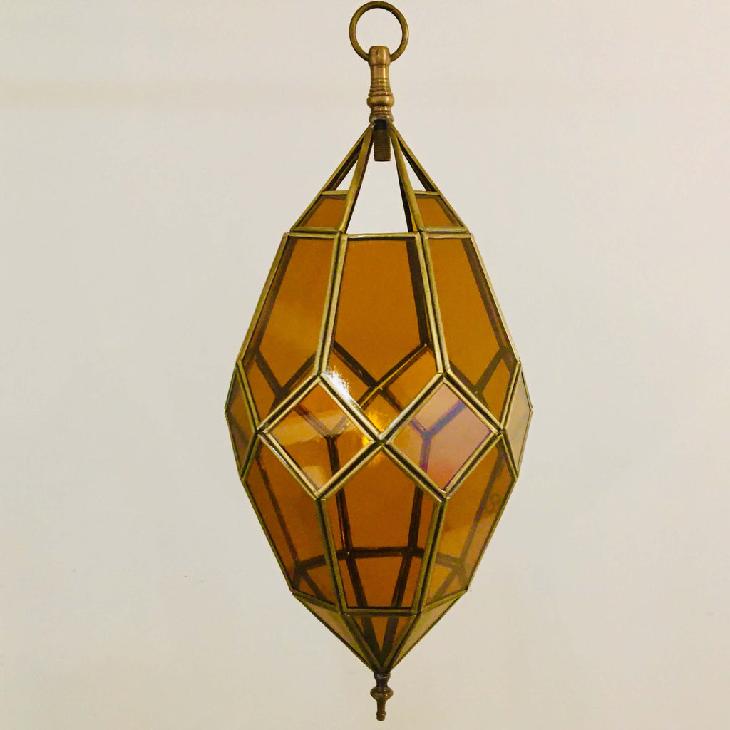 Marrakech Lantern - Octagon (Amber)